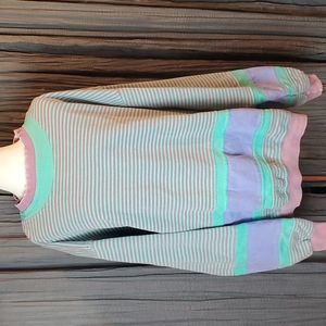 Colorful Striped Women's Sweatshirt